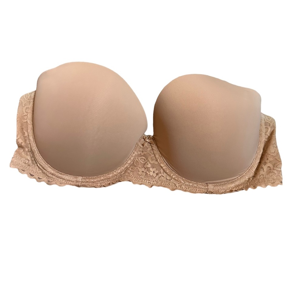 AERIE STRAPLESS BRA WOMANS SIZE 38C beige nude